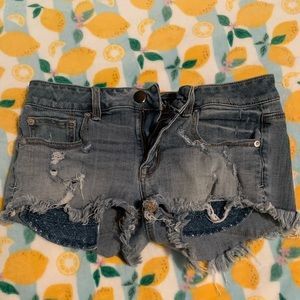 American eagle jean shorts size 6